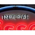 Original Esso Standard or Imperial Dealer Painted Neon Sign  7 FT W x 5 FT H